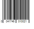 Barcode Image for UPC code 0041746010021