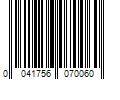 Barcode Image for UPC code 0041756070060