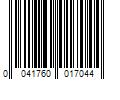 Barcode Image for UPC code 0041760017044