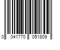 Barcode Image for UPC code 0041770051809