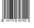 Barcode Image for UPC code 0041770807000