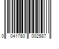 Barcode Image for UPC code 0041780002587