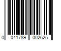 Barcode Image for UPC code 0041789002625