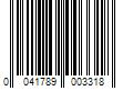 Barcode Image for UPC code 0041789003318