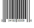 Barcode Image for UPC code 004180000096