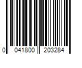 Barcode Image for UPC code 0041800203284