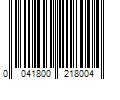 Barcode Image for UPC code 0041800218004