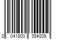 Barcode Image for UPC code 0041800354009