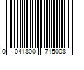 Barcode Image for UPC code 0041800715008