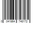 Barcode Image for UPC code 0041864748172