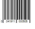 Barcode Image for UPC code 0041911000505