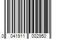 Barcode Image for UPC code 0041911002950