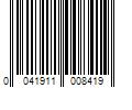 Barcode Image for UPC code 0041911008419