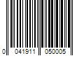 Barcode Image for UPC code 0041911050005