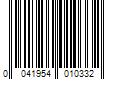 Barcode Image for UPC code 0041954010332