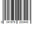 Barcode Image for UPC code 0041979203443