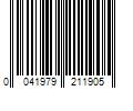 Barcode Image for UPC code 0041979211905