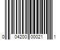 Barcode Image for UPC code 004200000211