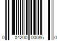 Barcode Image for UPC code 004200000860