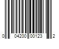 Barcode Image for UPC code 004200001232