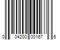 Barcode Image for UPC code 004200001676