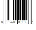 Barcode Image for UPC code 004200001911