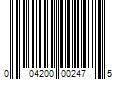 Barcode Image for UPC code 004200002475