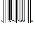 Barcode Image for UPC code 004200002536