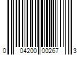 Barcode Image for UPC code 004200002673