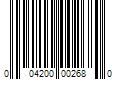 Barcode Image for UPC code 004200002680