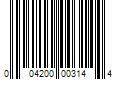 Barcode Image for UPC code 004200003144