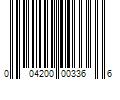 Barcode Image for UPC code 004200003366