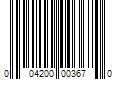 Barcode Image for UPC code 004200003670