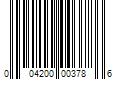 Barcode Image for UPC code 004200003786