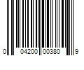 Barcode Image for UPC code 004200003809