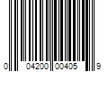 Barcode Image for UPC code 004200004059