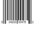 Barcode Image for UPC code 004200004752