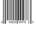 Barcode Image for UPC code 004200004783