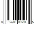 Barcode Image for UPC code 004200005605