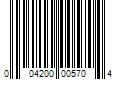 Barcode Image for UPC code 004200005704