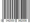 Barcode Image for UPC code 0042000062008