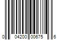 Barcode Image for UPC code 004200006756