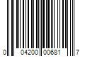 Barcode Image for UPC code 004200006817