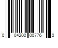 Barcode Image for UPC code 004200007760