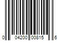 Barcode Image for UPC code 004200008156