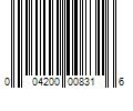 Barcode Image for UPC code 004200008316