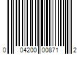 Barcode Image for UPC code 004200008712