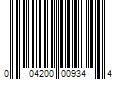 Barcode Image for UPC code 004200009344