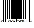 Barcode Image for UPC code 004200009962