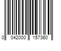 Barcode Image for UPC code 0042000157360